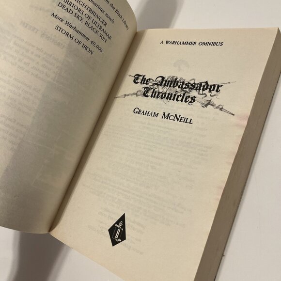 THE AMBASSADOR CHRONICLES (Warhammer), by Graham McNeill, 2005 Black Library TPB - Picture 8 of 9